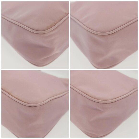 PRADA Accessory Pouch Nylon Pink Silver Auth - Picture 15 of 15
